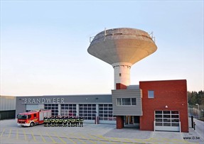 Brandweerkazerne voorpost Genk